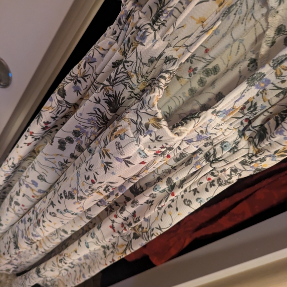 Sadie & Sage Floral Halter Midi Dress | Size M | Boho Sustainable Boutique - Picture 5 of 6